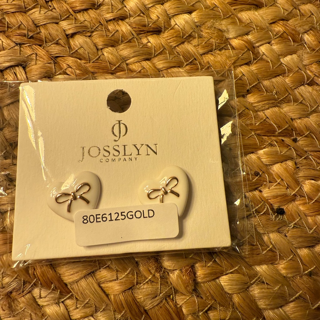 Gold Heart Earrings